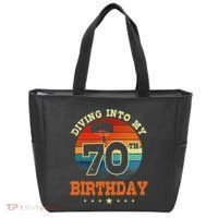 Diving Into My 70th Birthday Sky Diving Parachute Lover Tote Bag thumb 0