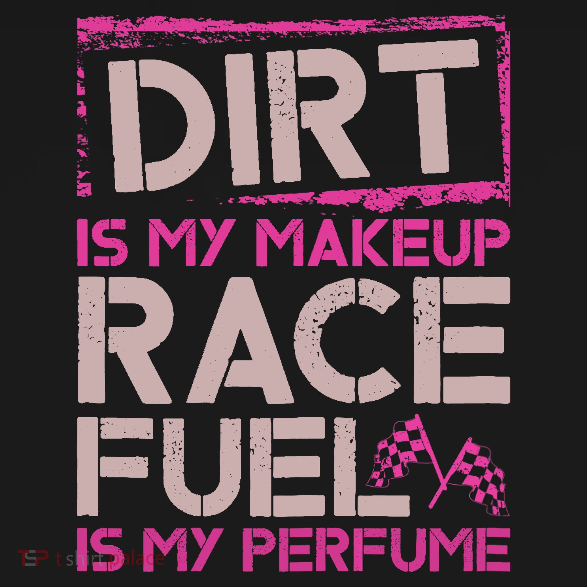 Dirt Is My Makeup Race Fuel Is My Perfume Dirt Track Racing Women's Hoodie