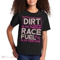Dirt Is My Makeup Race Fuel Is My Perfume Dirt Track Racing Kids T-Shirt thumb 2