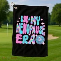 Disco In My Menopause Era Golf Towel thumb 1