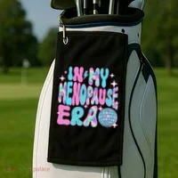 Disco In My Menopause Era Golf Towel thumb 2