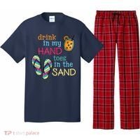 Drink In My Hand Toes In The Sand Summer Beach Pajama Set thumb 0