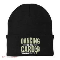 Dancing Is My Cardio Workout Cool Funny Dance Gift Beanie thumb 0