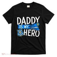 Daddy Is My Hero S Police Thin Blue Line Law Enforcement T-Shirt thumb 0