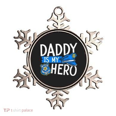Daddy Is My Hero S Police Thin Blue Line Law Enforcement Ornament