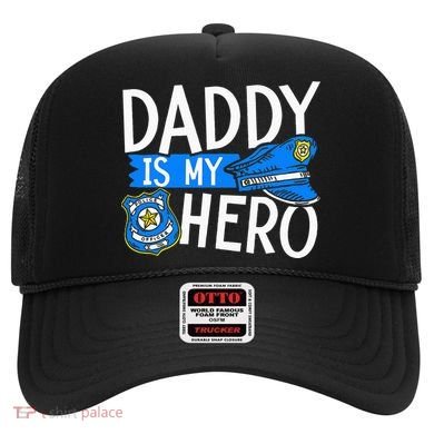 Daddy Is My Hero S Police Thin Blue Line Law Enforcement Hat