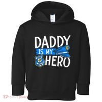 Daddy Is My Hero S Police Thin Blue Line Law Enforcement Toddler Hoodie thumb 0