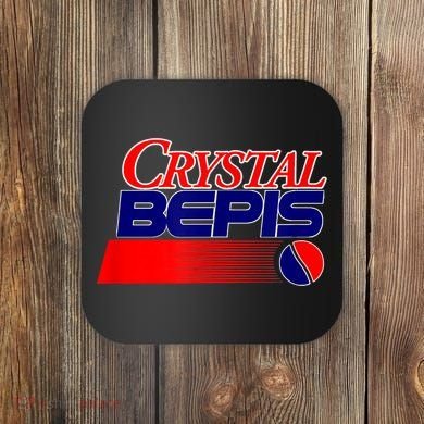 Dank Internet Meme Crystal Bepis Funny Parody Memes Coaster