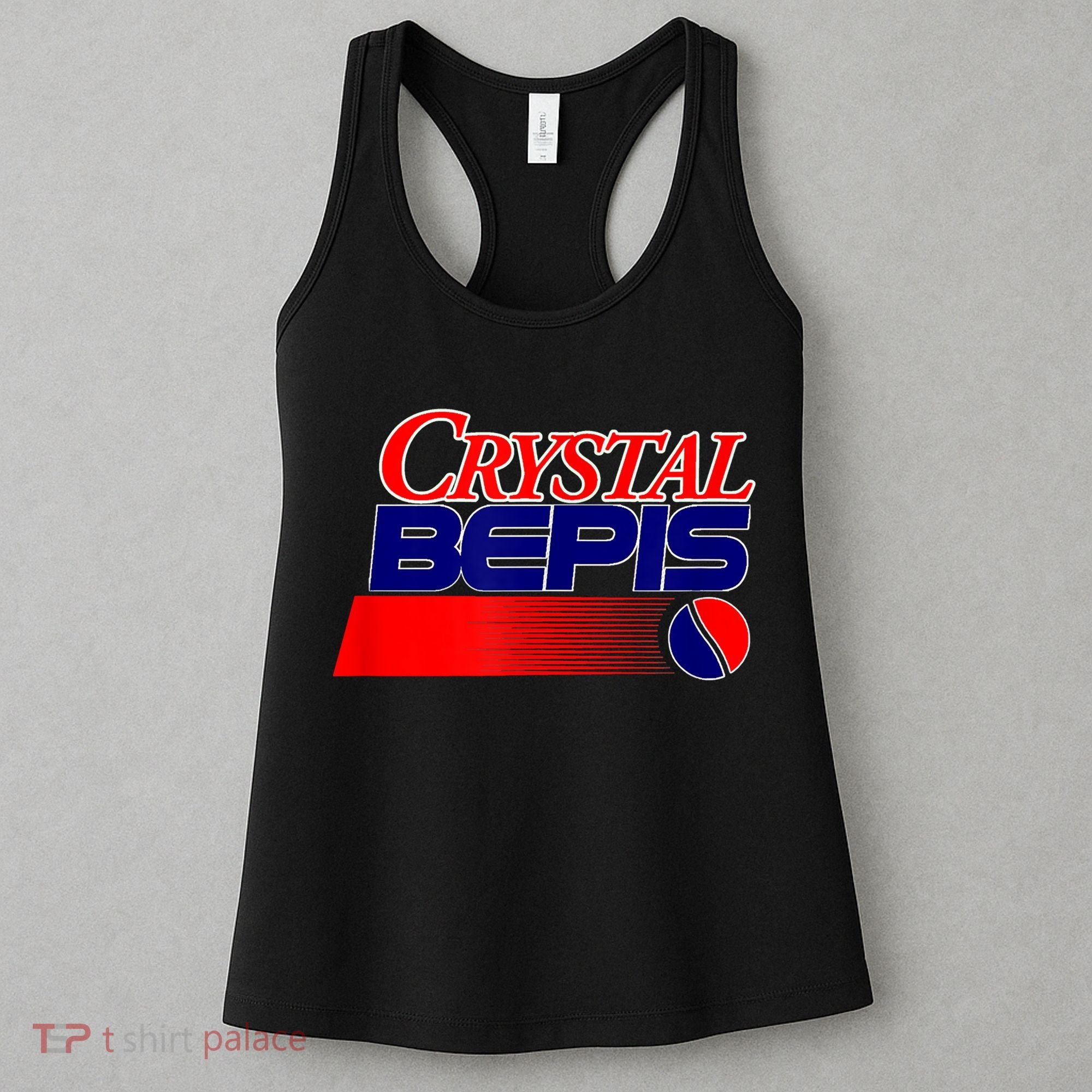 Dank Internet Meme Crystal Bepis Funny Parody Memes Women's Tank Top