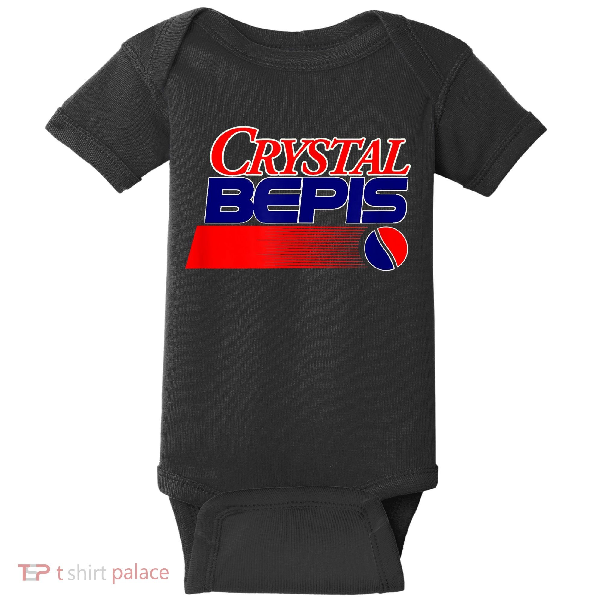 Dank Internet Meme Crystal Bepis Funny Parody Memes Baby Bodysuit