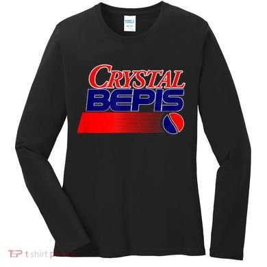 Dank Internet Meme Crystal Bepis Funny Parody Memes Women's Long Sleeve Shirt