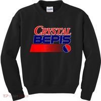 Dank Internet Meme Crystal Bepis Funny Parody Memes Kids Sweatshirt thumb 0
