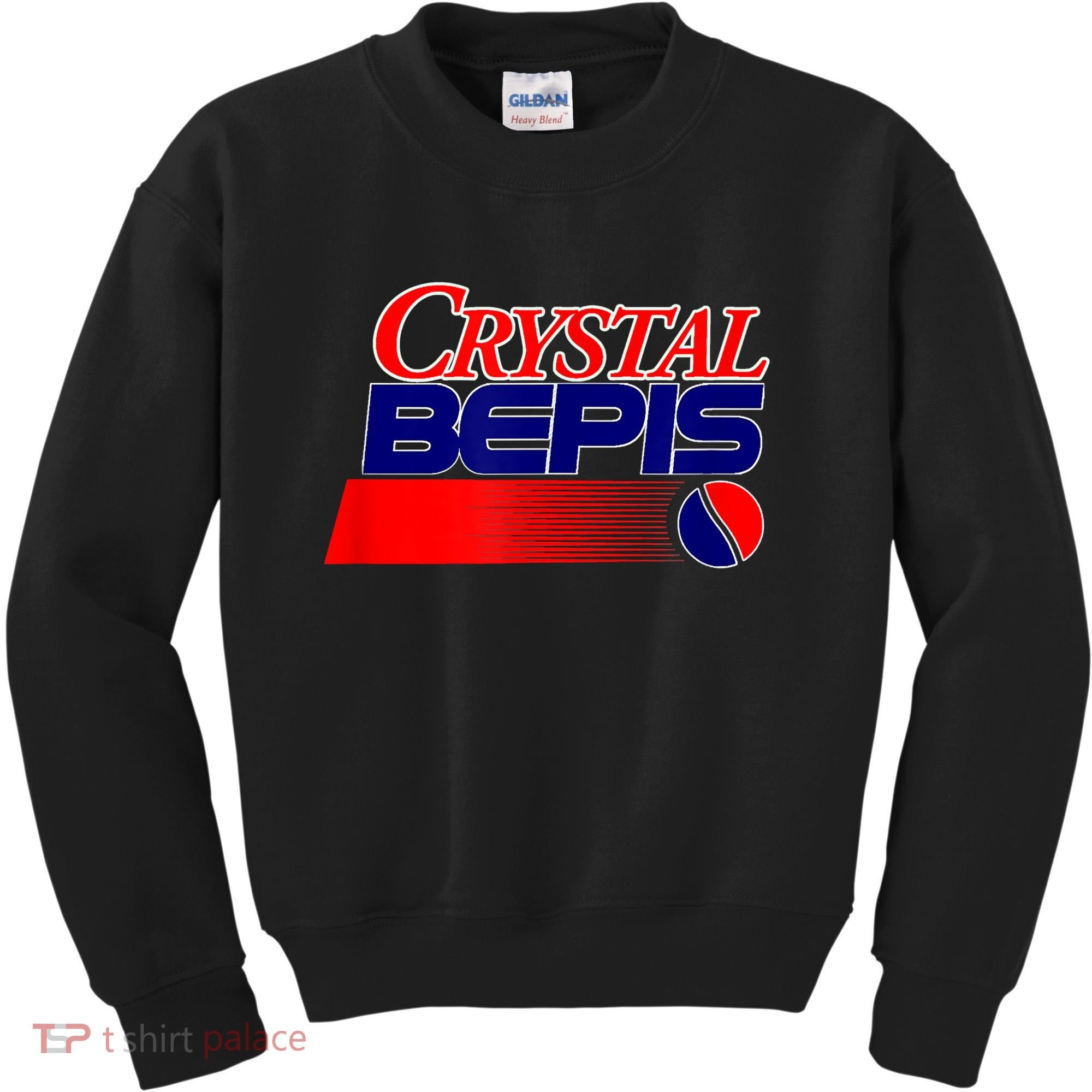 Dank Internet Meme Crystal Bepis Funny Parody Memes Kids Sweatshirt