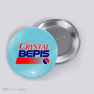 Dank Internet Meme Crystal Bepis Funny Parody Memes Button