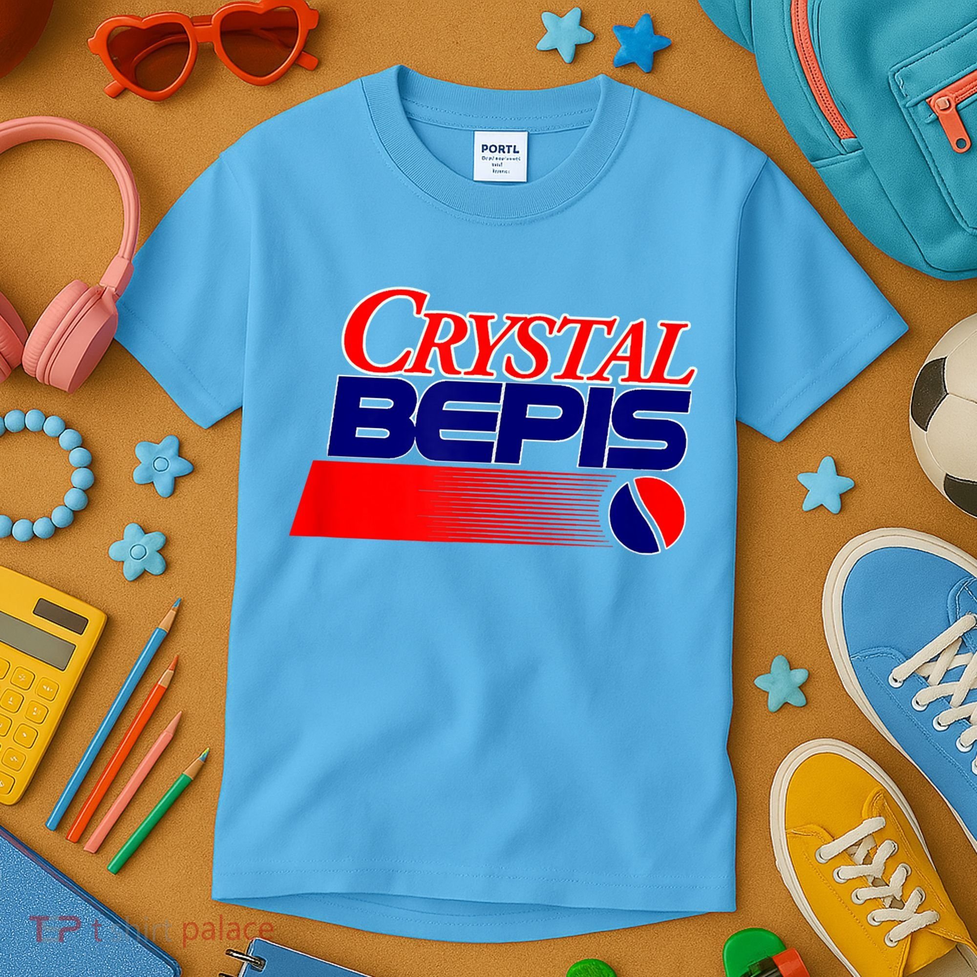Dank Internet Meme Crystal Bepis Funny Parody Memes Kids T-Shirt