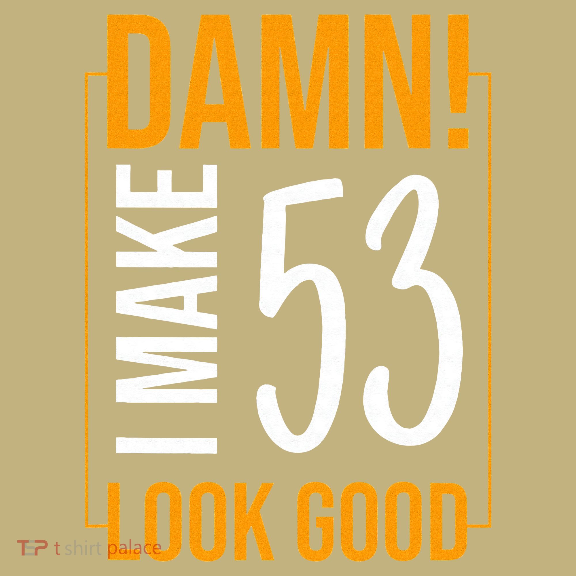Damn! I Make Age 53 Years Old Look Good Birthday Gift Funny Long Sleeve Shirt
