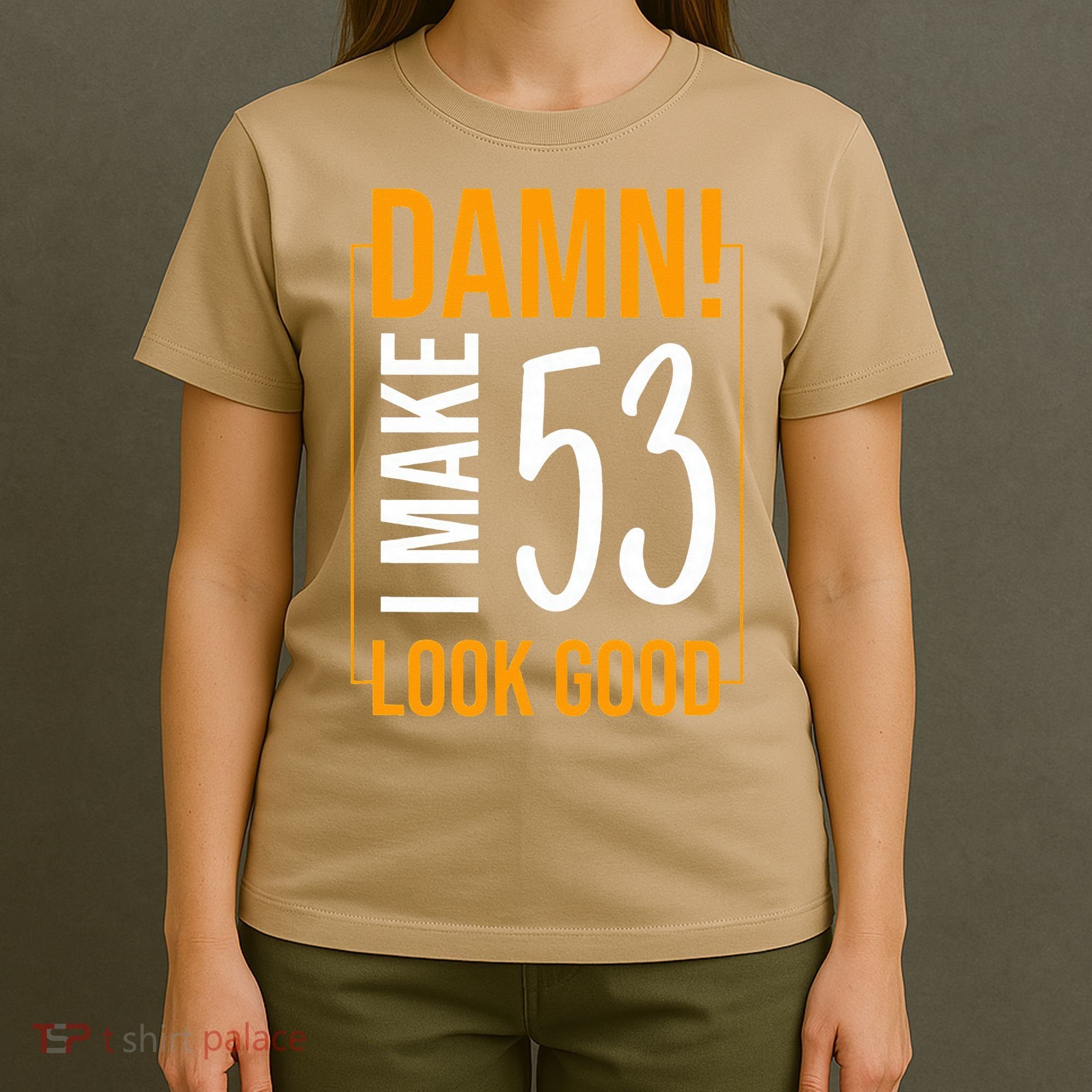 Damn! I Make Age 53 Years Old Look Good Birthday Gift Funny T-Shirt