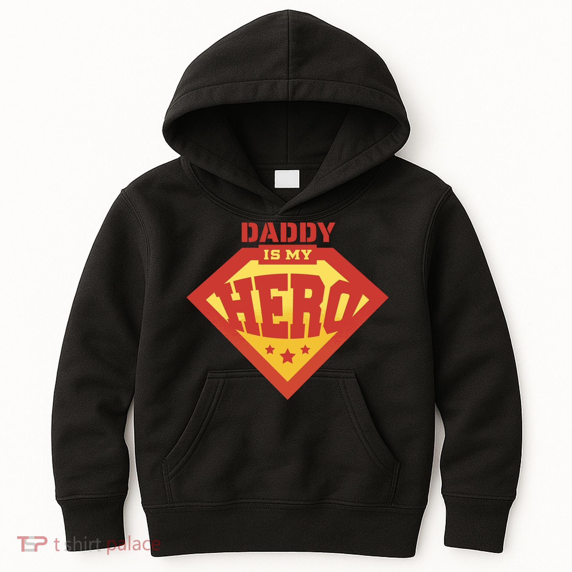 Daddy Is My Hero Kids Hoodie