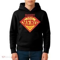 Daddy Is My Hero Kids Hoodie thumb 4