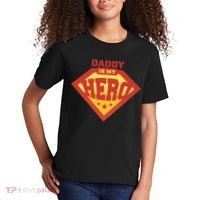 Daddy Is My Hero Kids T-Shirt thumb 2