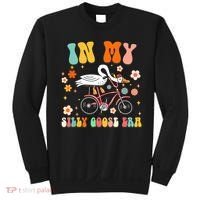 Duck In My Silly Goose Era Goose Funny Sweatshirt thumb 0