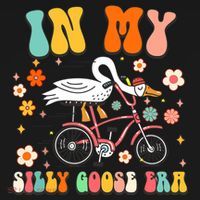 Duck In My Silly Goose Era Goose Funny Sweatshirt thumb 3