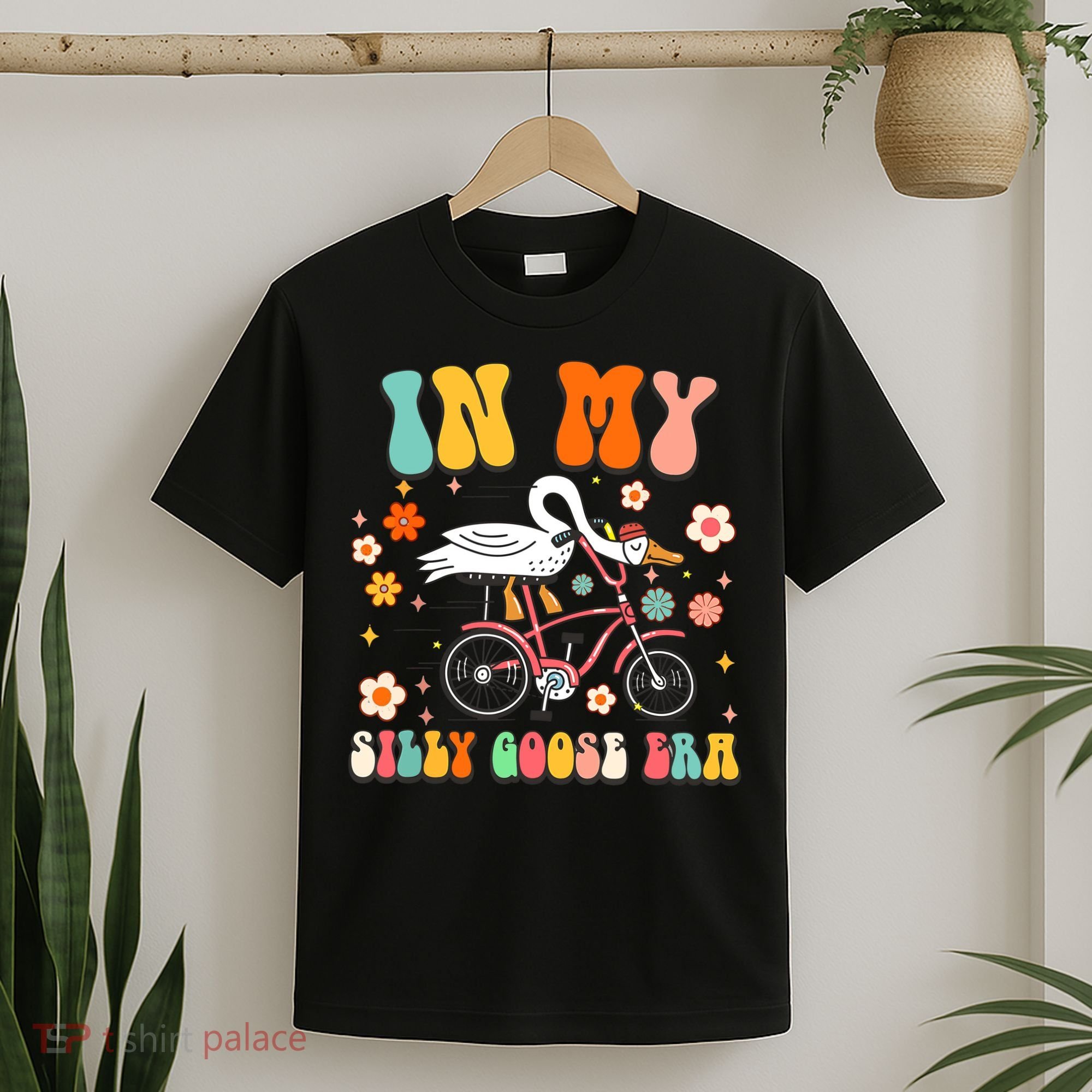 Duck In My Silly Goose Era Goose Funny T-Shirt