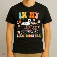 Duck In My Silly Goose Era Goose Funny T-Shirt thumb 3