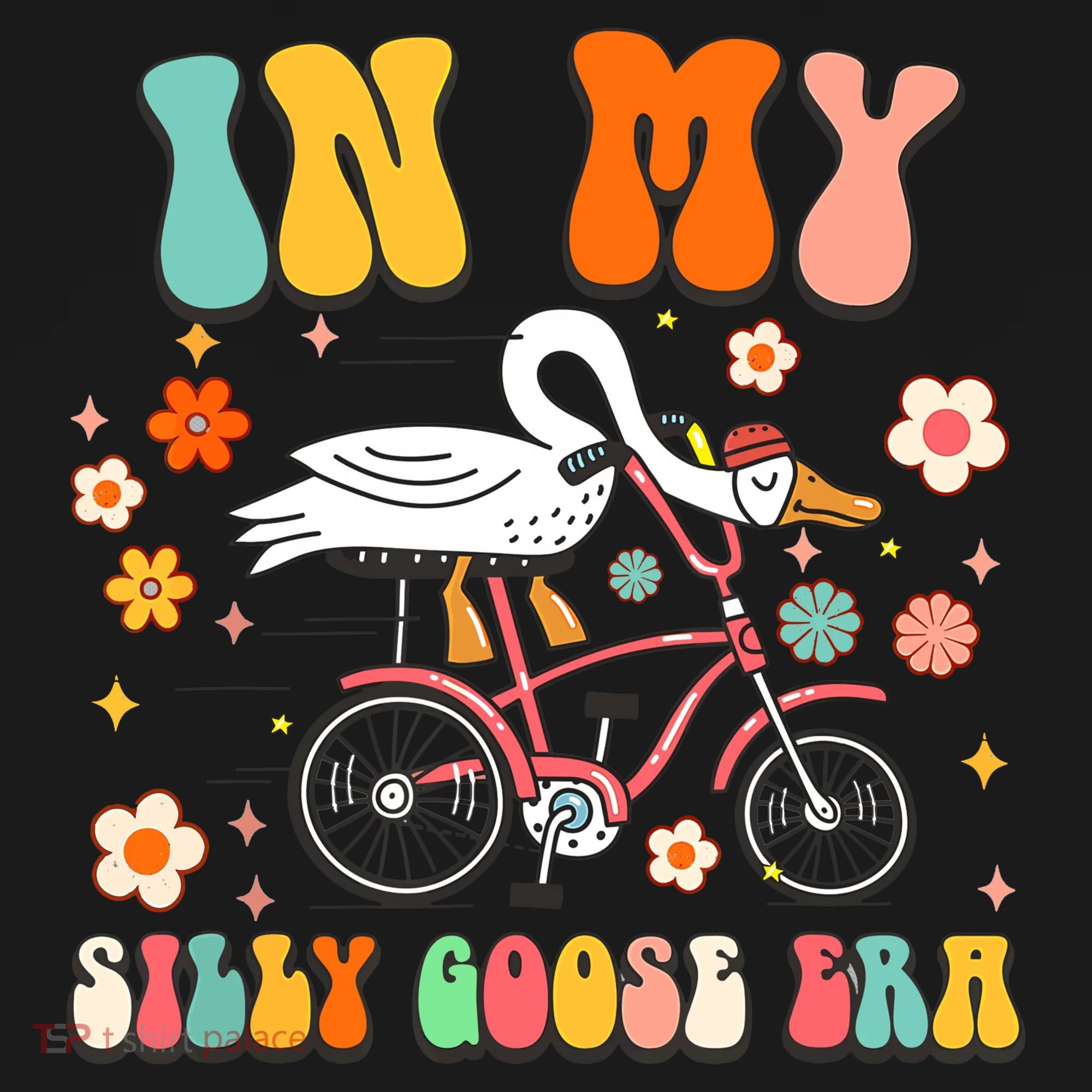 Duck In My Silly Goose Era Goose Funny Baby Bodysuit