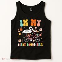 Duck In My Silly Goose Era Goose Funny Tank Top thumb 2