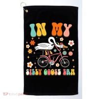 Duck In My Silly Goose Era Goose Funny Golf Towel thumb 0