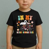 Duck In My Silly Goose Era Goose Funny Toddler T-Shirt thumb 2