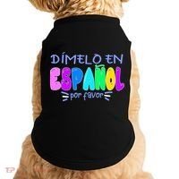 Dimelo En Espanol Bilingual Spanish Teacher Doggie Tank thumb 0