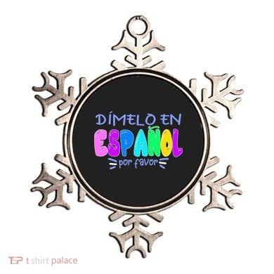 Dimelo En Espanol Bilingual Spanish Teacher Ornament