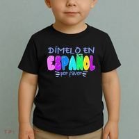 Dimelo En Espanol Bilingual Spanish Teacher Toddler T-Shirt thumb 2