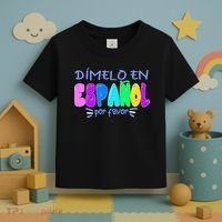 Dimelo En Espanol Bilingual Spanish Teacher Toddler T-Shirt thumb 3