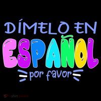 Dimelo En Espanol Bilingual Spanish Teacher Women's Long Sleeve Shirt thumb 2
