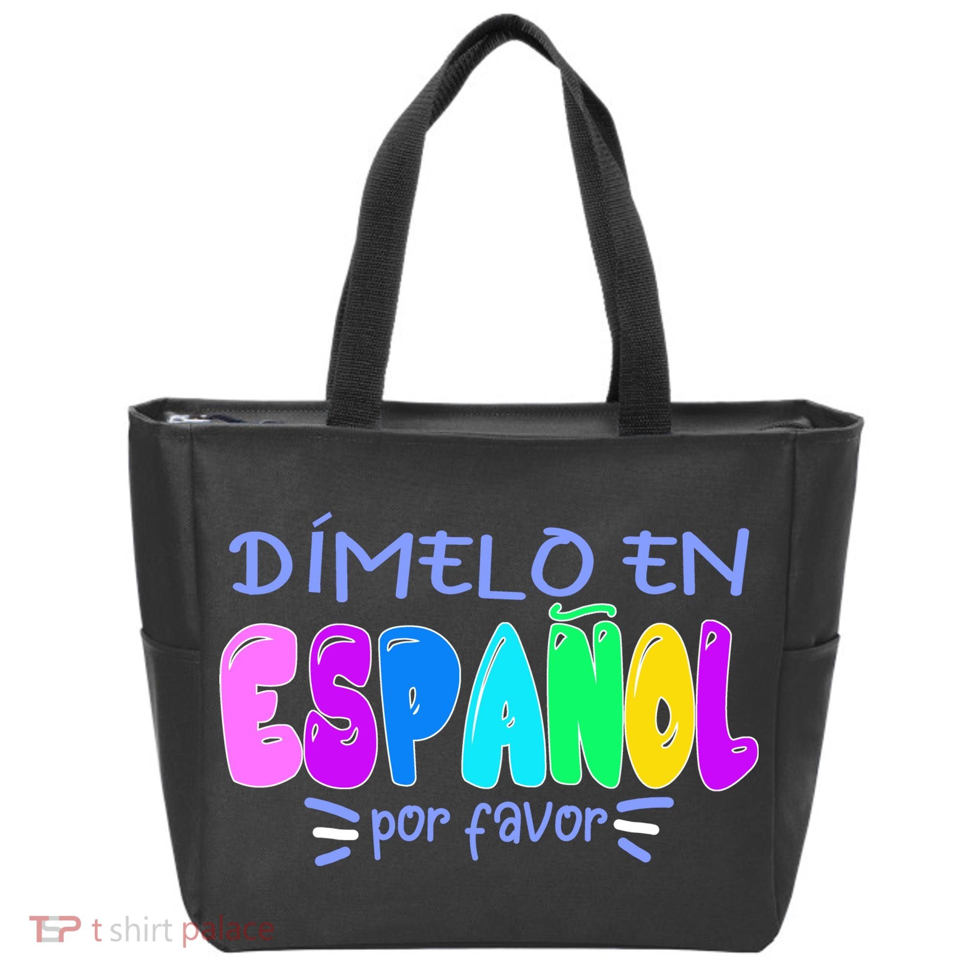 Dimelo En Espanol Bilingual Spanish Teacher Tote Bag
