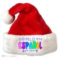 Dimelo En Espanol Bilingual Spanish Teacher Santa Hat thumb 0