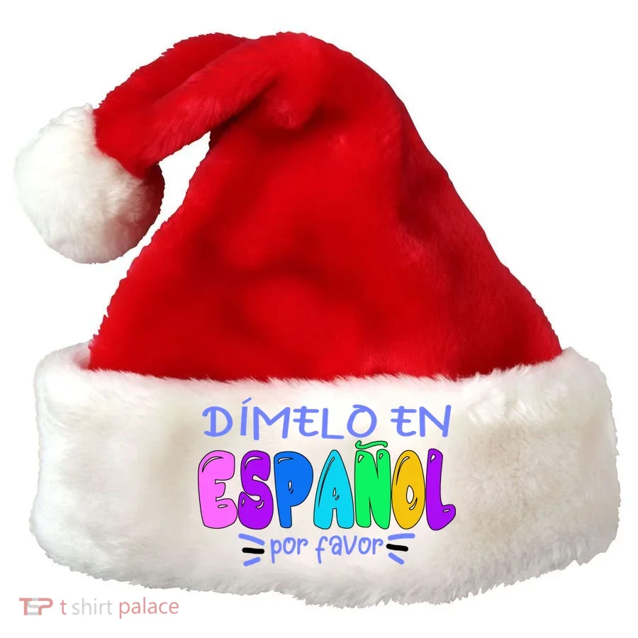 Dimelo En Espanol Bilingual Spanish Teacher Santa Hat
