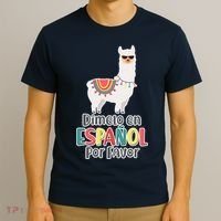 Dimelo en Espanol por Favor Spanish Llama T-Shirt thumb 3