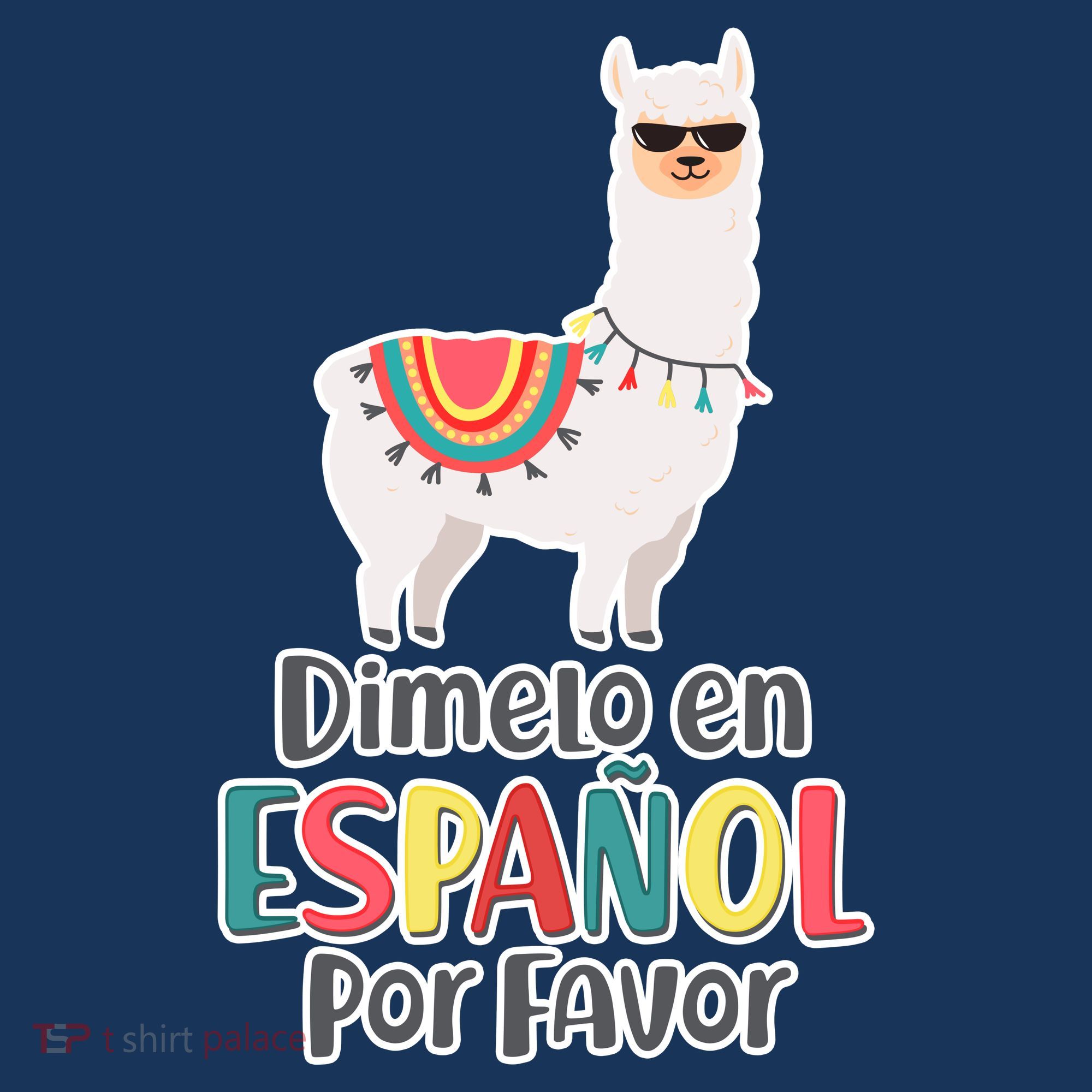 Dimelo en Espanol por Favor Spanish Llama Bucket Hat