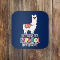 Dimelo en Espanol por Favor Spanish Llama Coaster thumb 0
