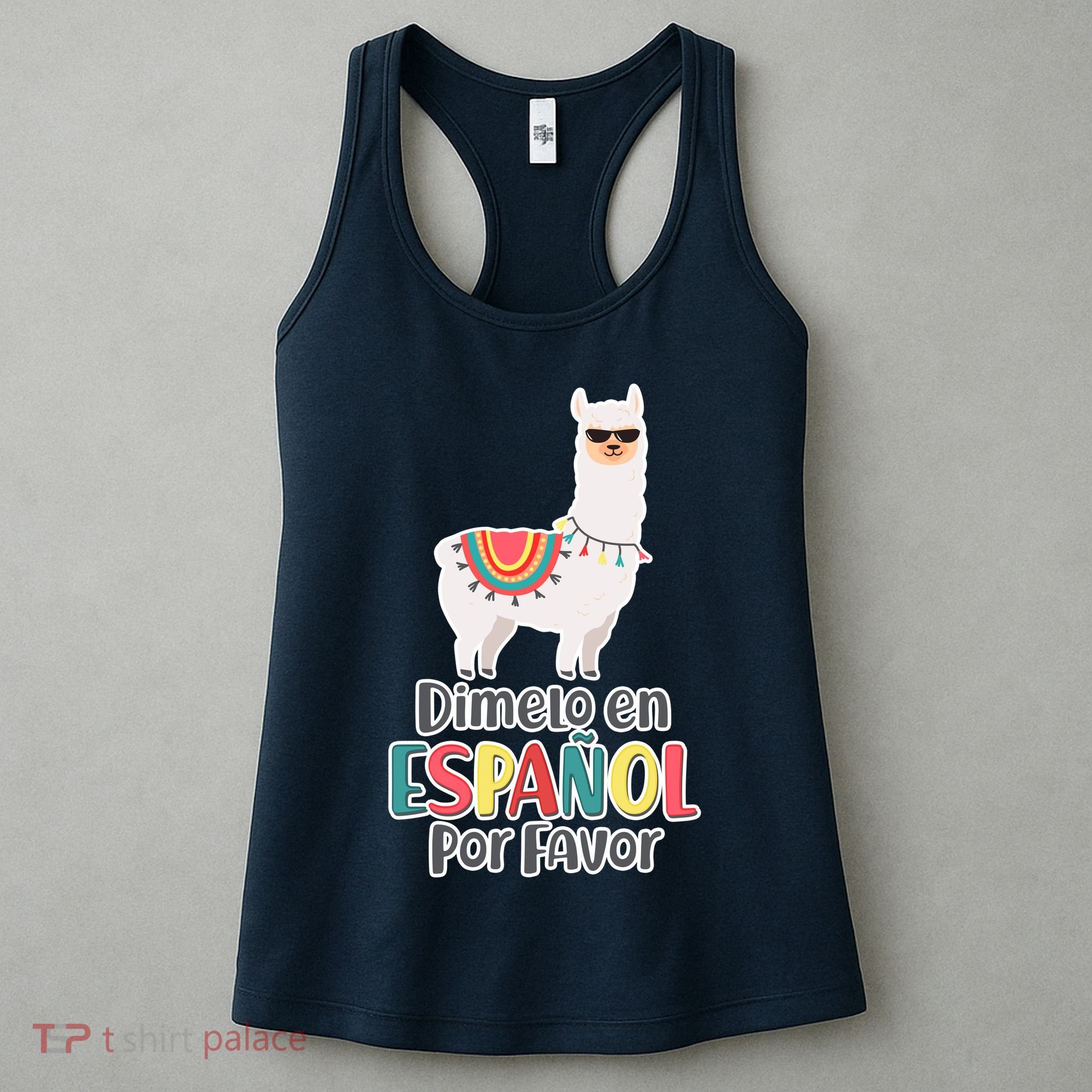 Dimelo en Espanol por Favor Spanish Llama Women's Tank Top