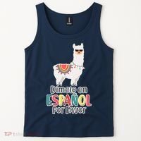 Dimelo en Espanol por Favor Spanish Llama Tank Top thumb 2