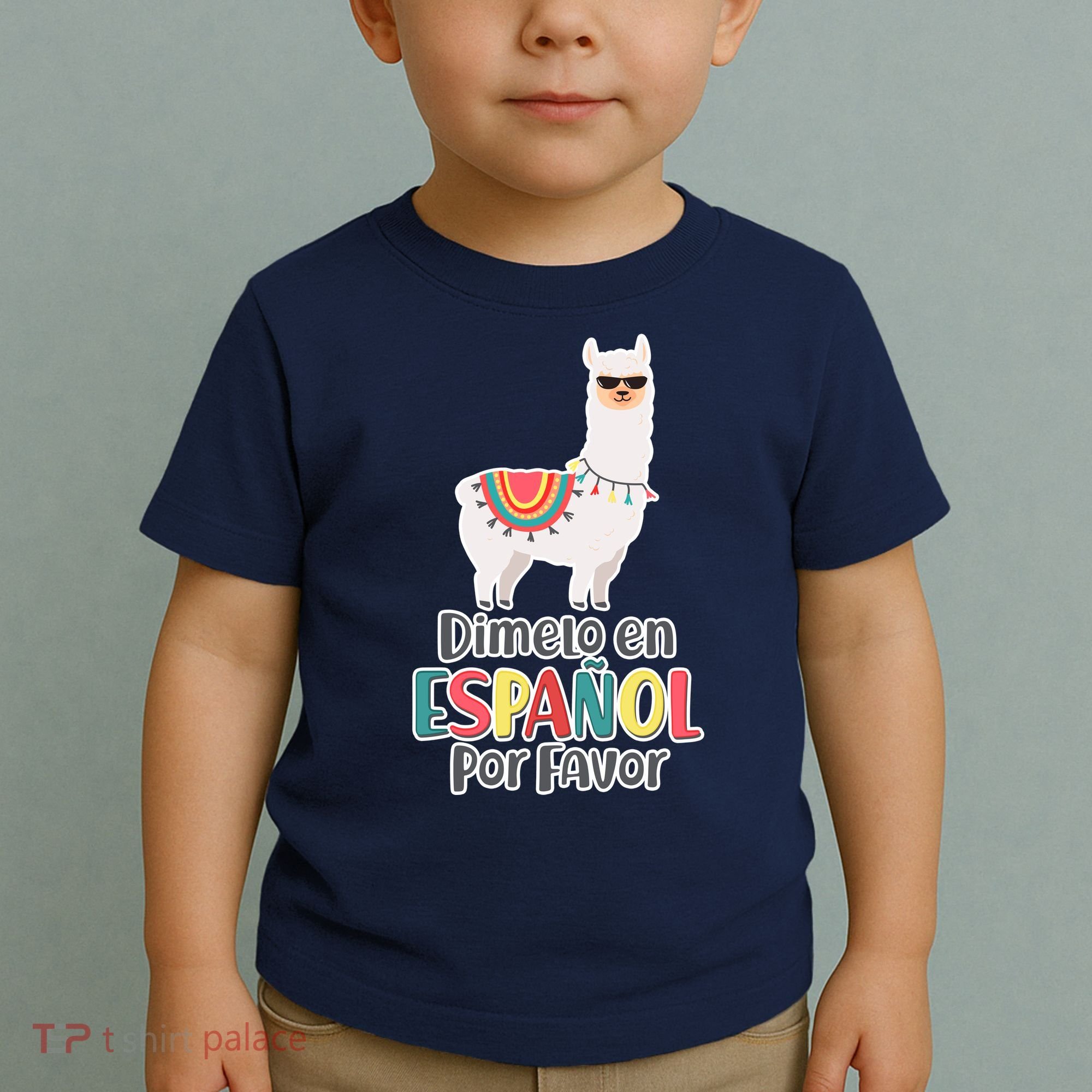 Dimelo en Espanol por Favor Spanish Llama Toddler T-Shirt