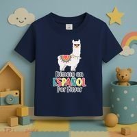 Dimelo en Espanol por Favor Spanish Llama Toddler T-Shirt thumb 3
