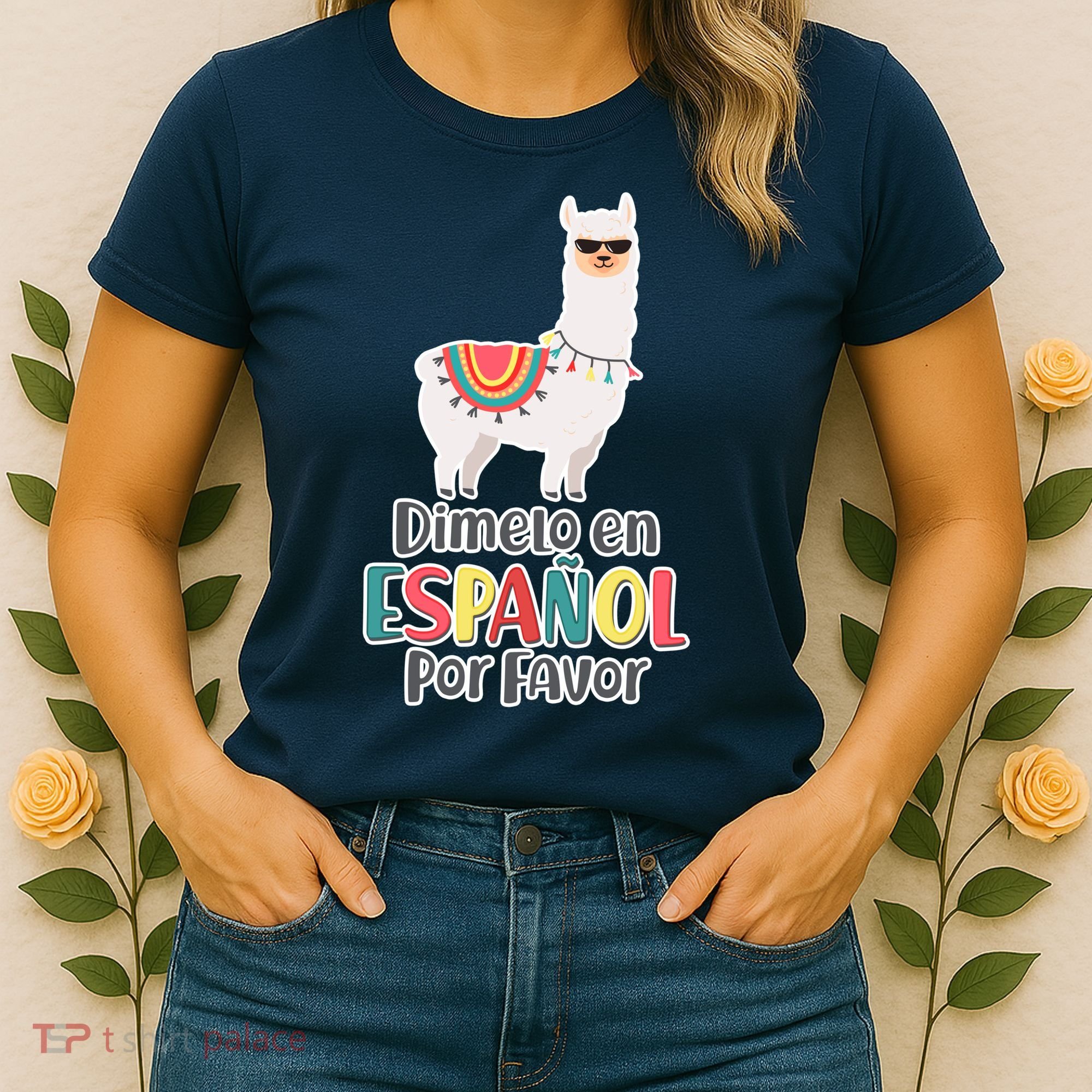 Dimelo en Espanol por Favor Spanish Llama Women's T-Shirt