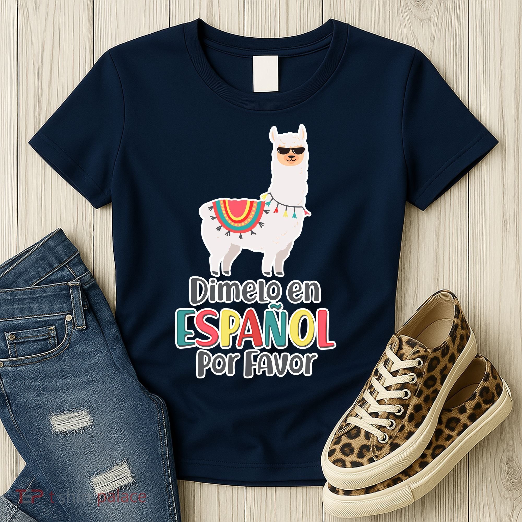 Dimelo en Espanol por Favor Spanish Llama Women's T-Shirt