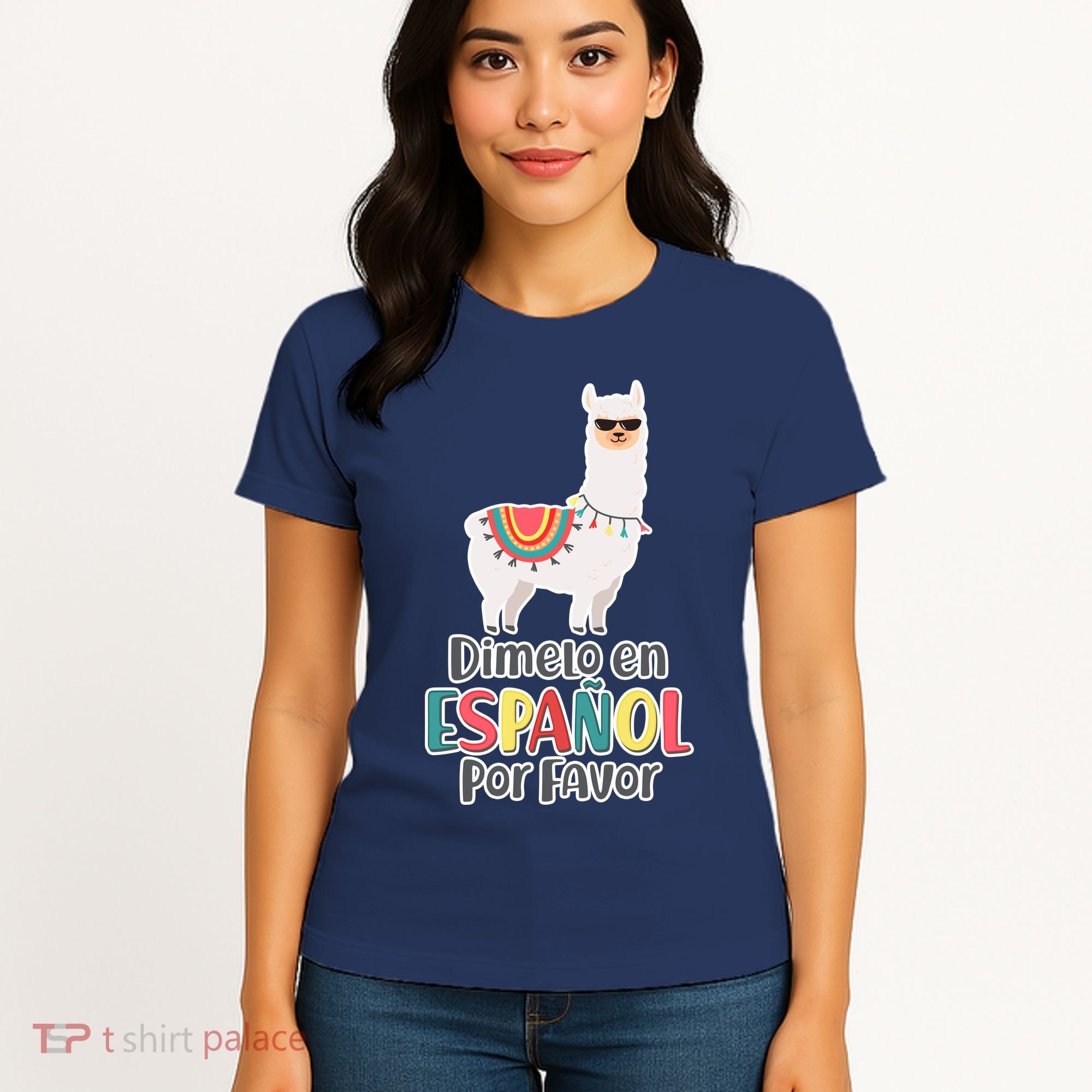 Dimelo en Espanol por Favor Spanish Llama Women's T-Shirt